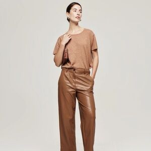 The Reset Everyday Knit Tee in Carmel Size Medium